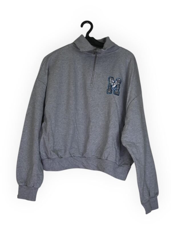Misty Grey Monogram Sweatshirt